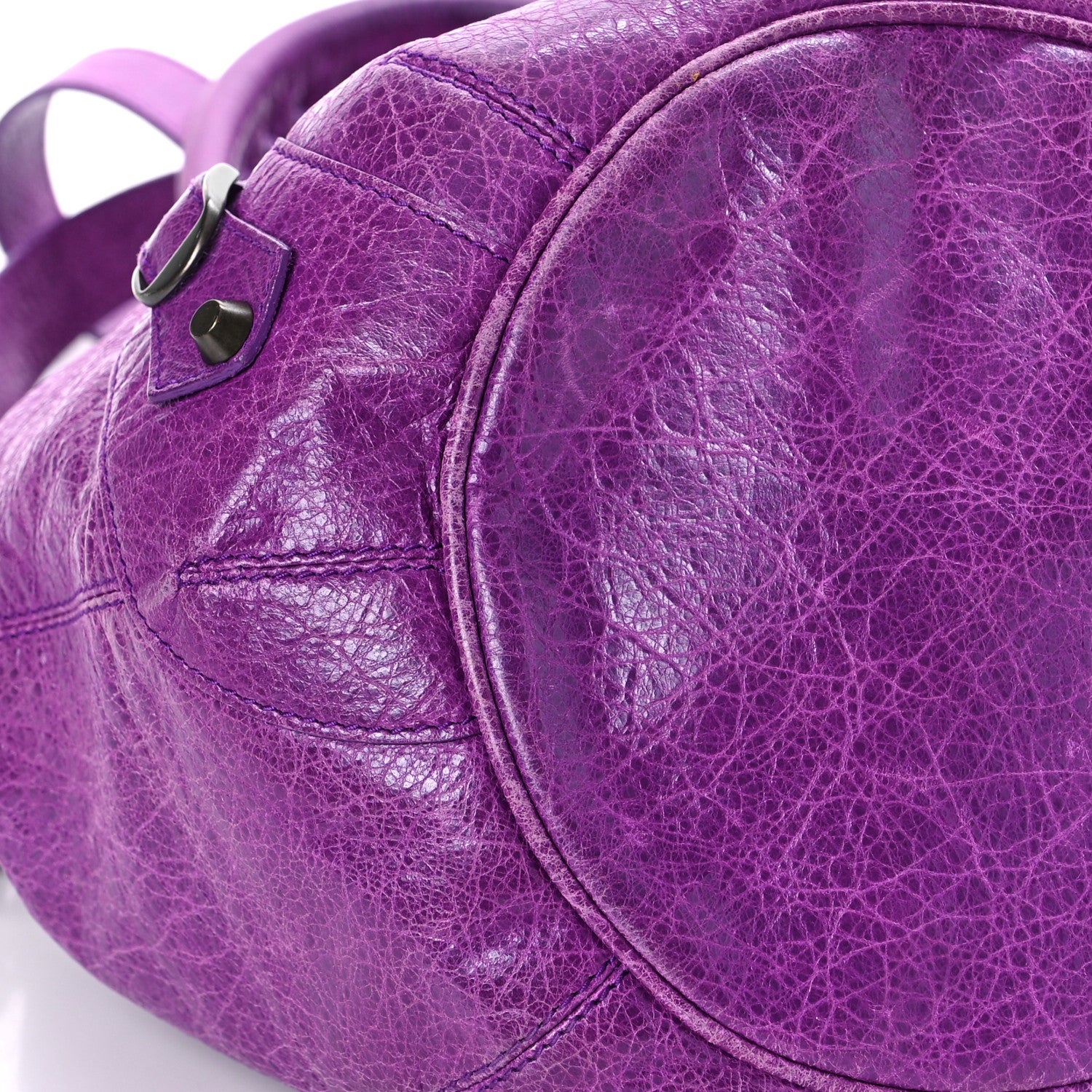 Balenciaga Agneau Classic Hardware Mini Pompon Ultraviolet 7 of 14