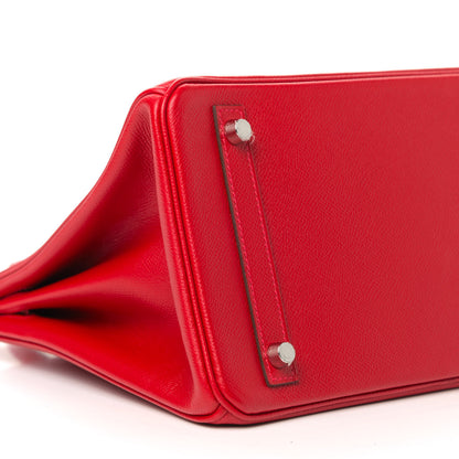 Hermes Epsom Birkin 30 Rouge Casaque 5 of 8
