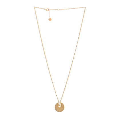 Fendi Metal O'Lock Necklace Gold 3 of 4