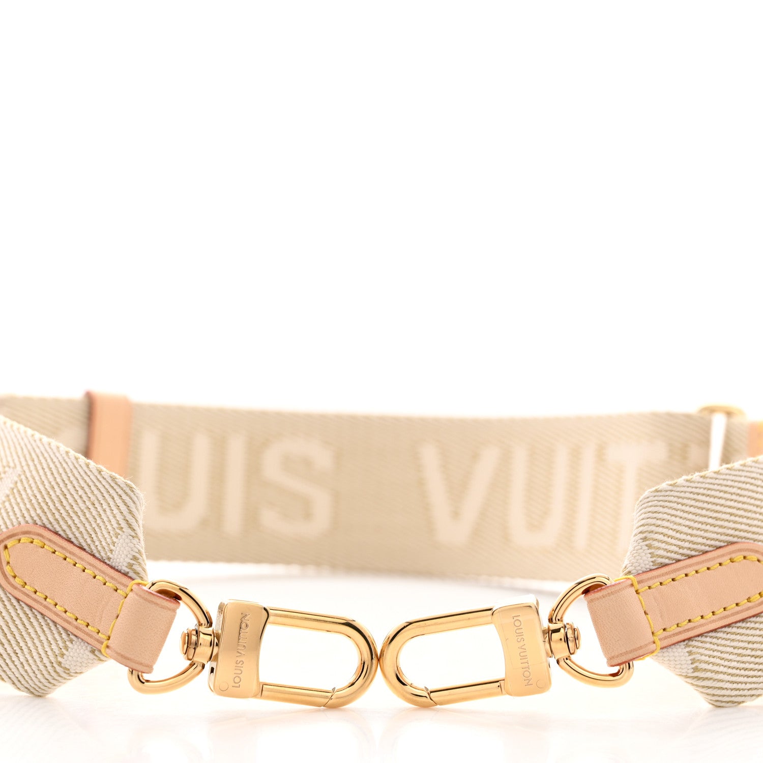 Louis Vuitton Jacquard High Rise Shoulder Strap Beige 3 of 3