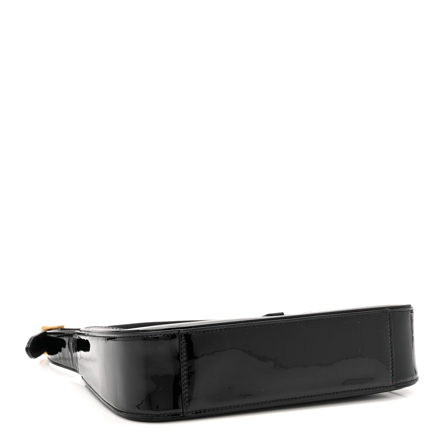 Saint Laurent Patent Le 5 A 7 Hobo Black 4 of 15