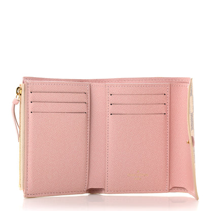Louis Vuitton Damier Azur Victorine Wallet Rose Ballerine 5 of 14
