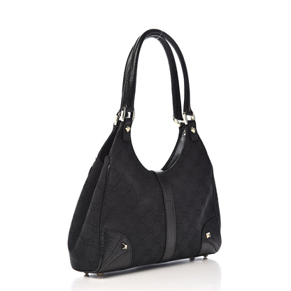 Gucci Monogram Jackie O Hobo Black 3 of 16