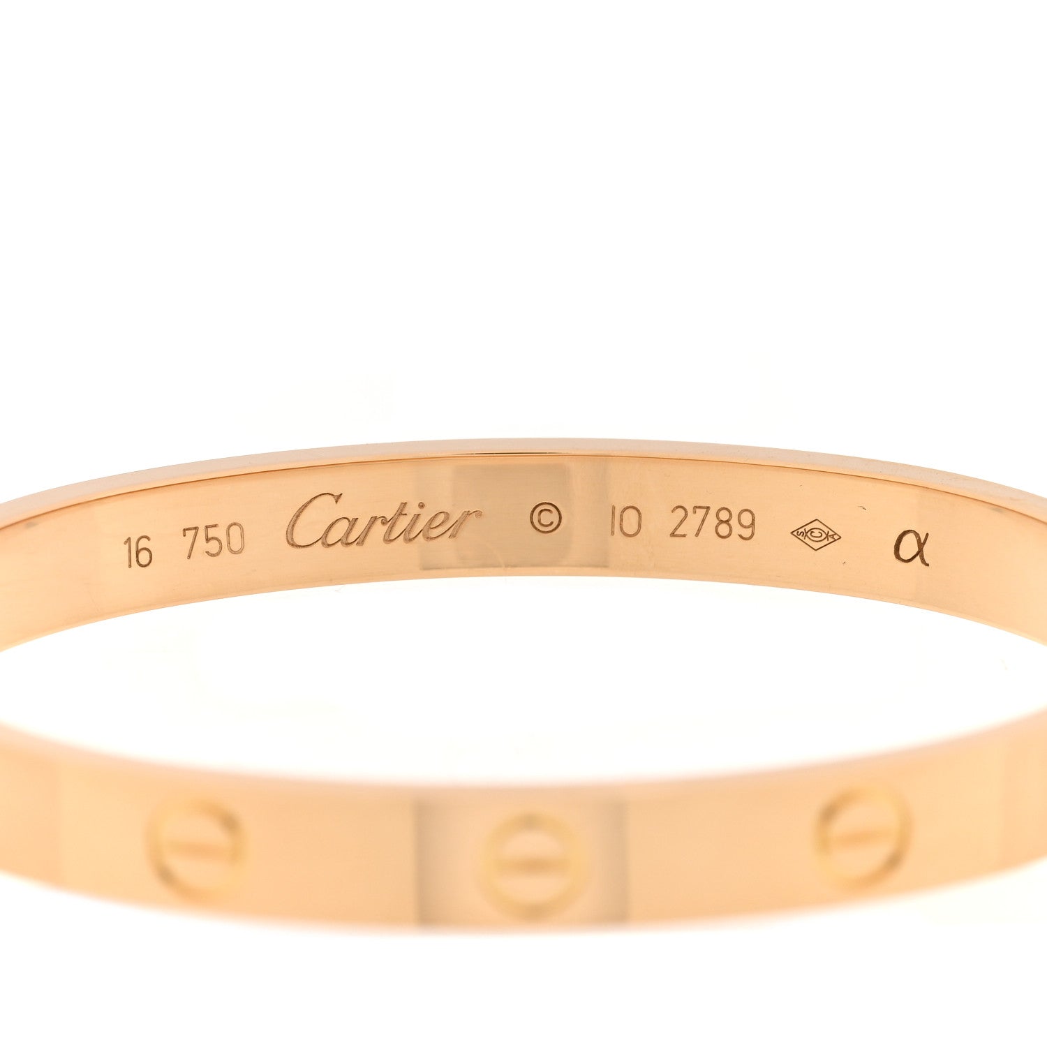 Cartier 18K Yellow Gold LOVE Bracelet 16 3 of 8
