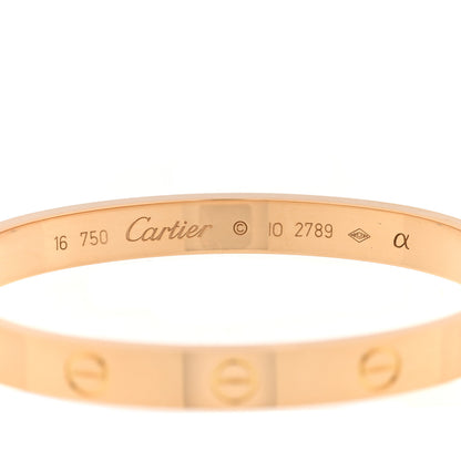 Cartier 18K Yellow Gold LOVE Bracelet 16 3 of 8