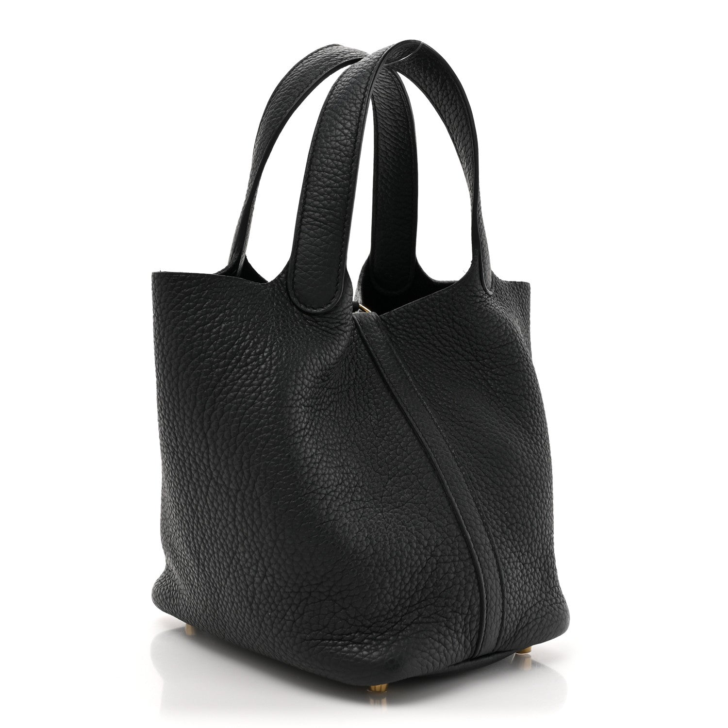 Hermes Taurillon Clemence Picotin Lock 18 PM Black 3 of 12