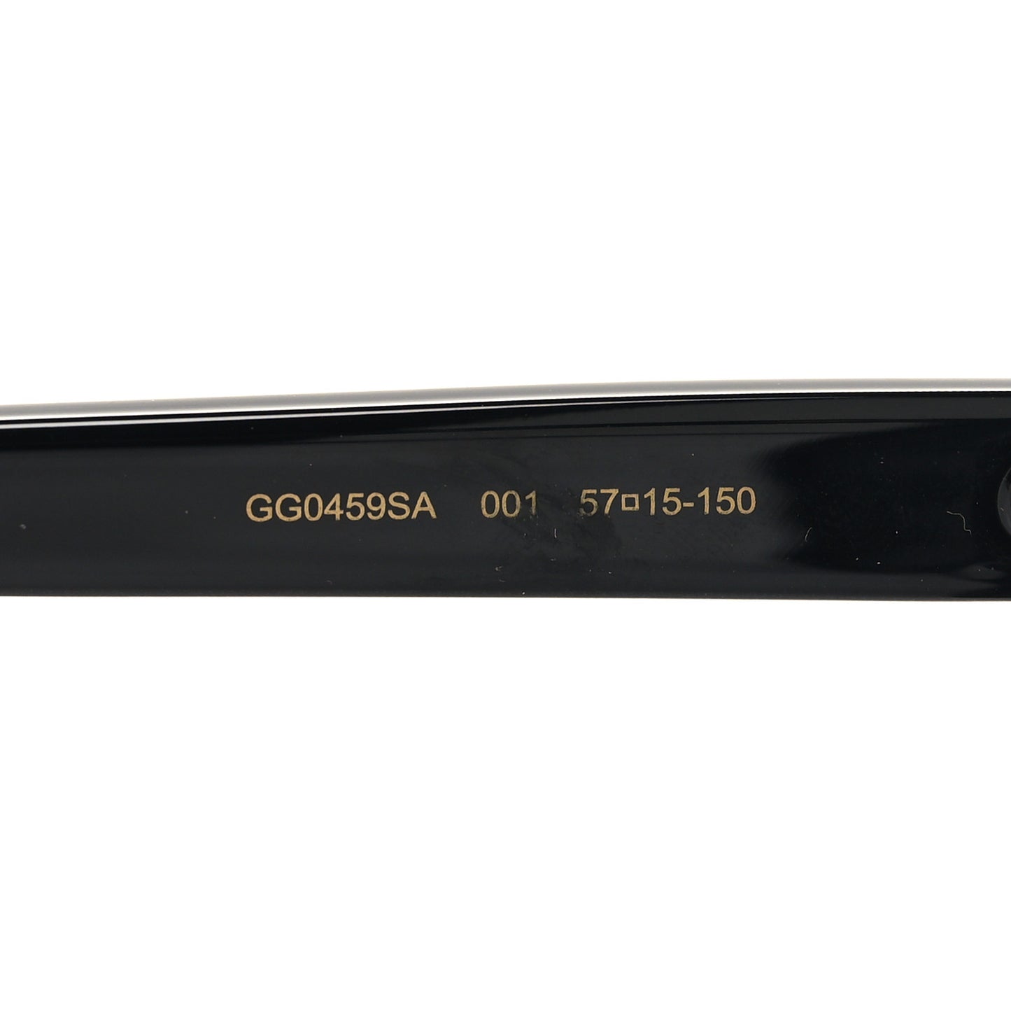 Acetate Square Frame Sunglasses GG0459SA Black