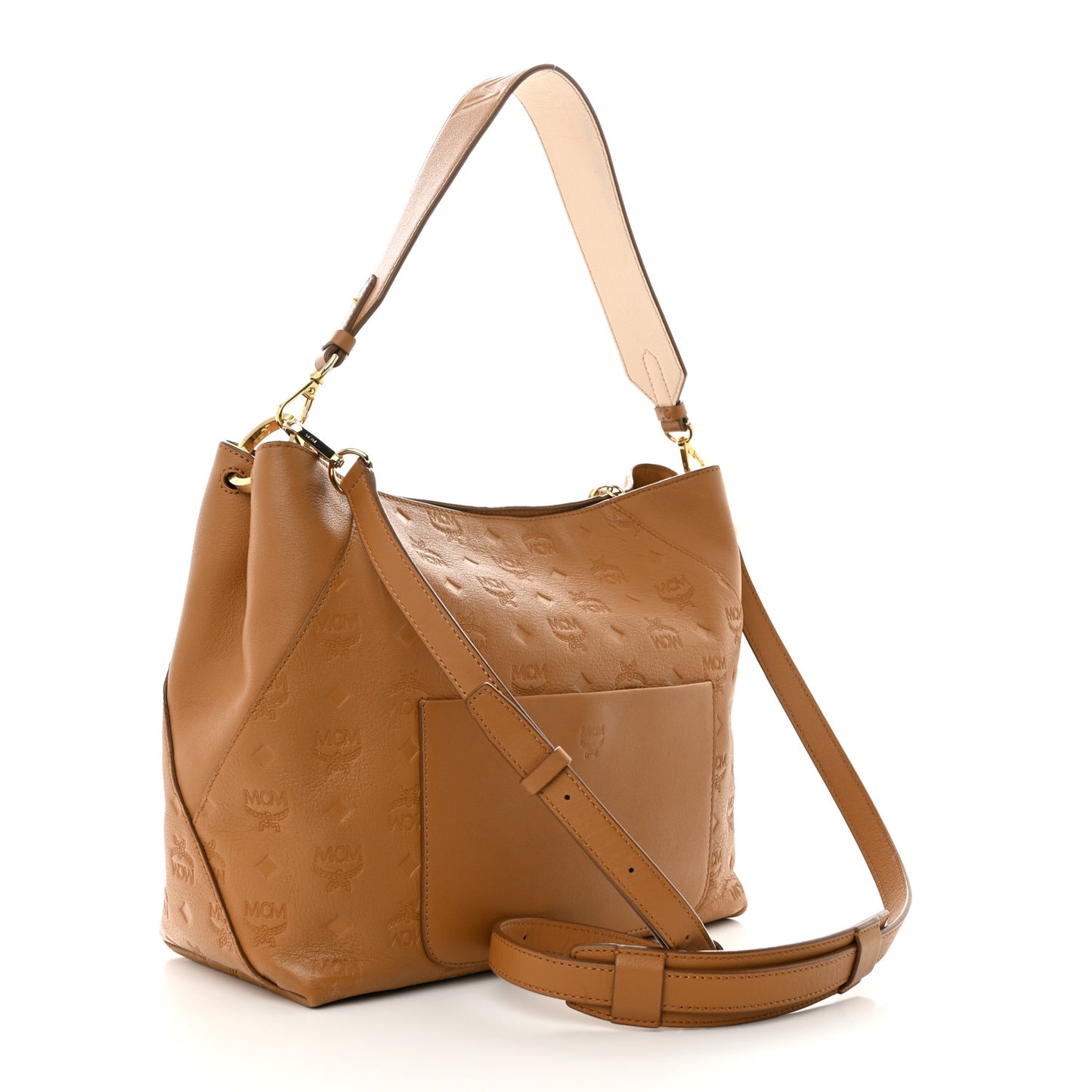 Calfskin Ottomar Monogram Medium Klara Hobo Cognac