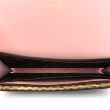 Louis Vuitton Monogram Emilie Wallet Rose Ballerine 5 of 13