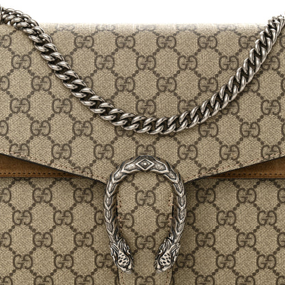 Gucci GG Supreme Monogram Medium Dionysus Shoulder Bag Taupe 8 of 15