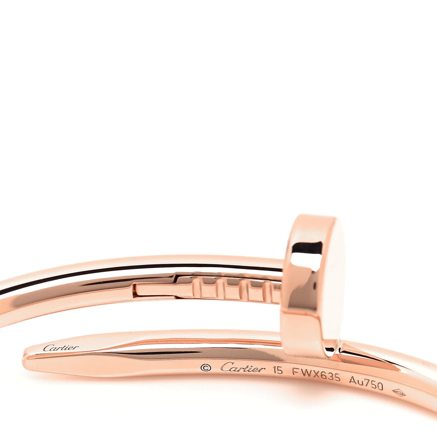 18K Pink Gold Juste Un Clou Bracelet 15