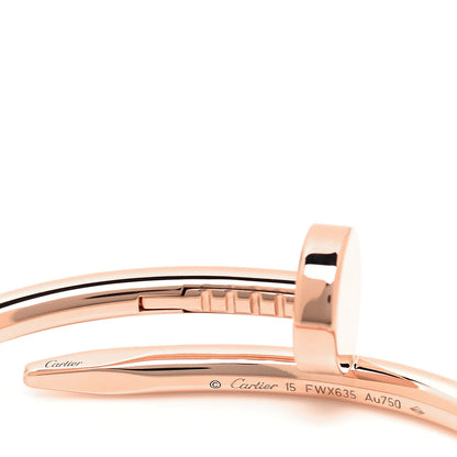 Cartier 18K Pink Gold Juste Un Clou Bracelet 15 4 of 6
