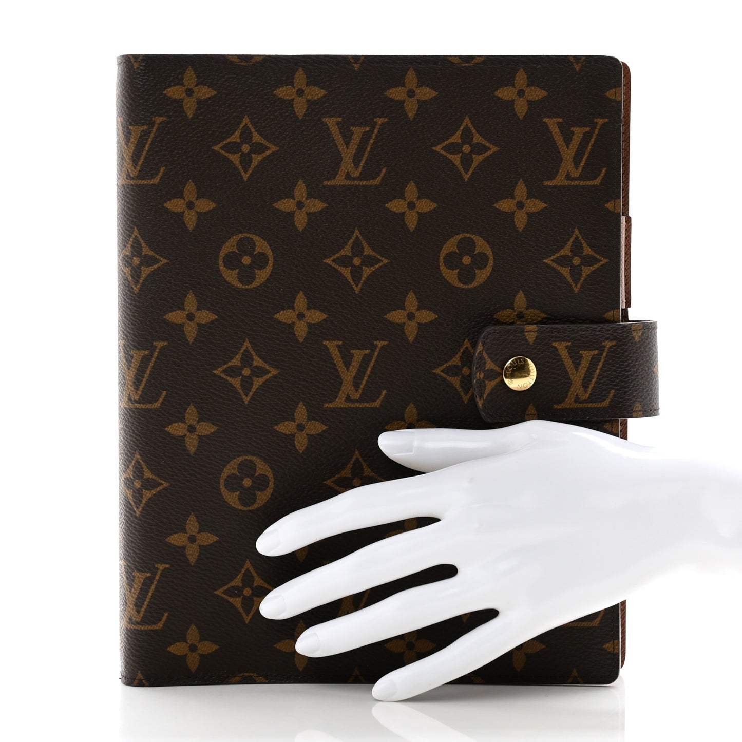 Monogram Large Ring Agenda Cover