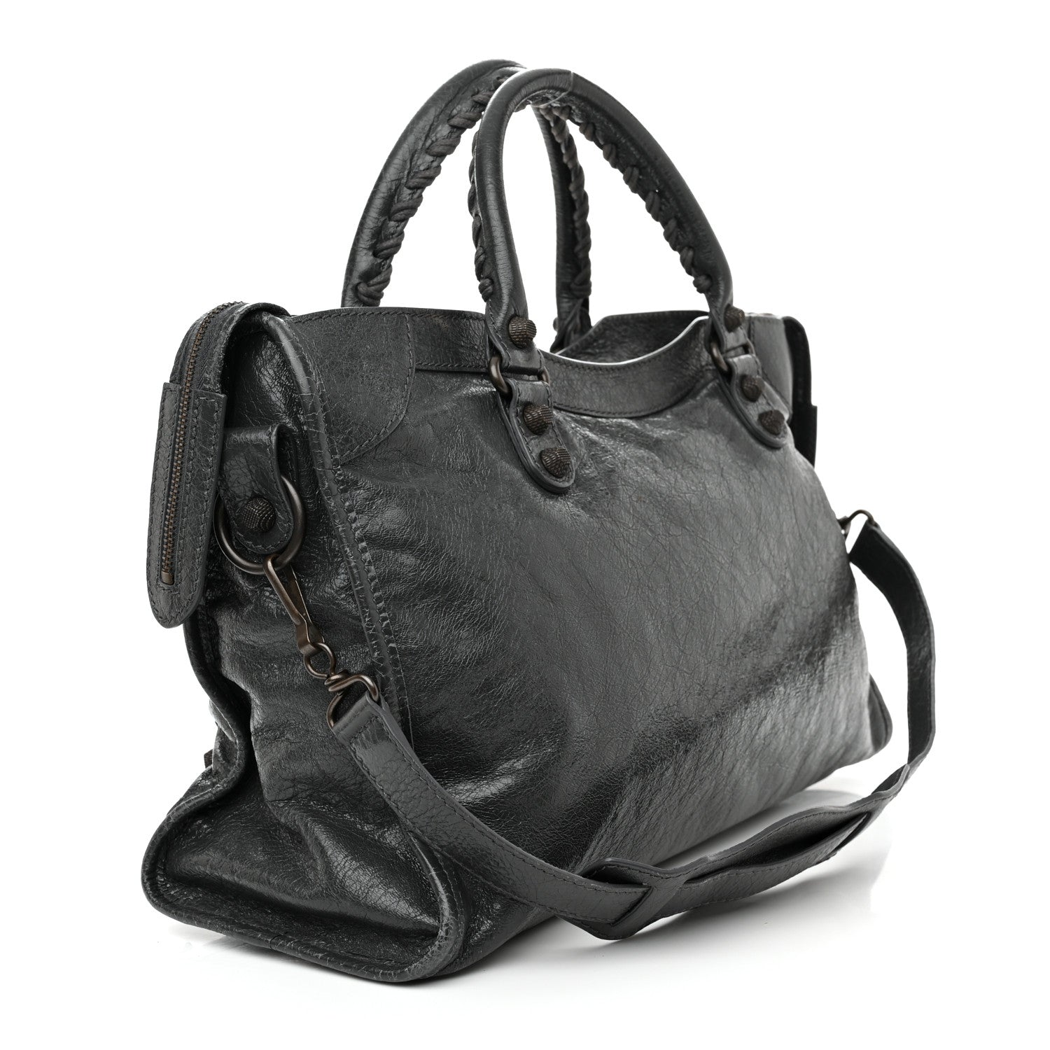 Balenciaga Agneau Giant 12 Gunmetal Hardware City Gris Fossile 3 of 15