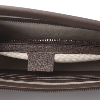 Gucci GG Supreme Monogram Textured Calfskin Web Ophidia Documents Holder Beige Ebony New Acero 6 of 10