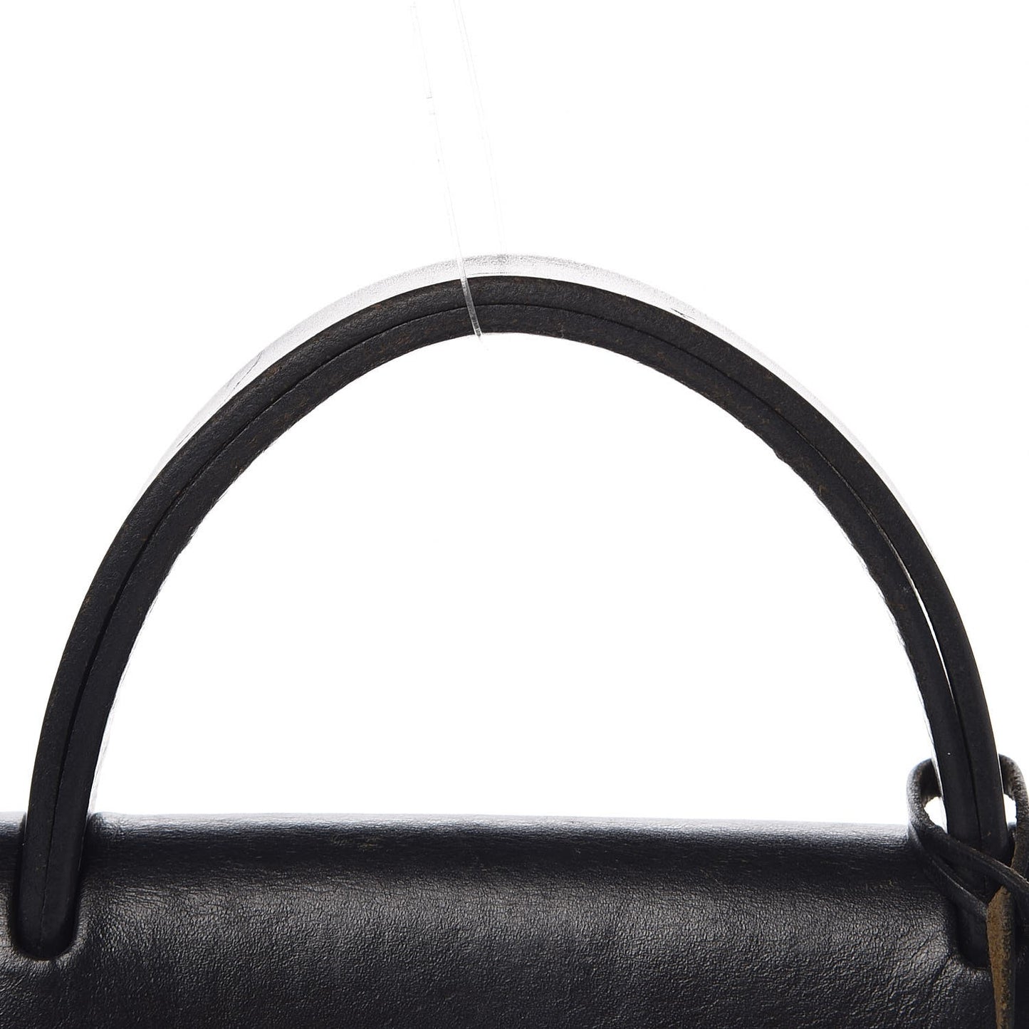 Toile Vache Calfskin Herbag 30 PM Backpack Black
