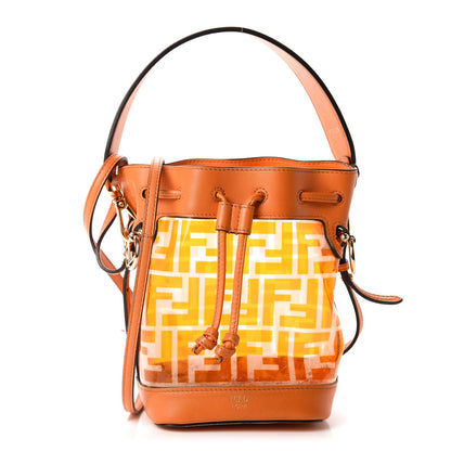 Fendi TPU FF Vitello Grace F is Fendi Mini Mon Tresor Bucket Bag Aranciata 1 of 11