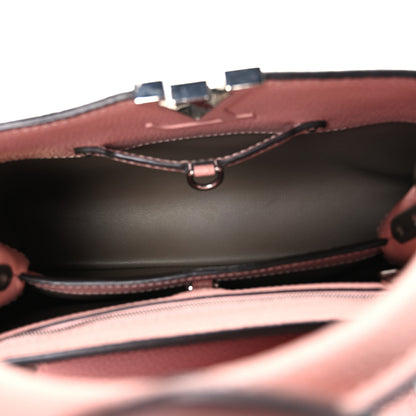 Louis Vuitton Taurillon Capucines PM Magnolia 5 of 10