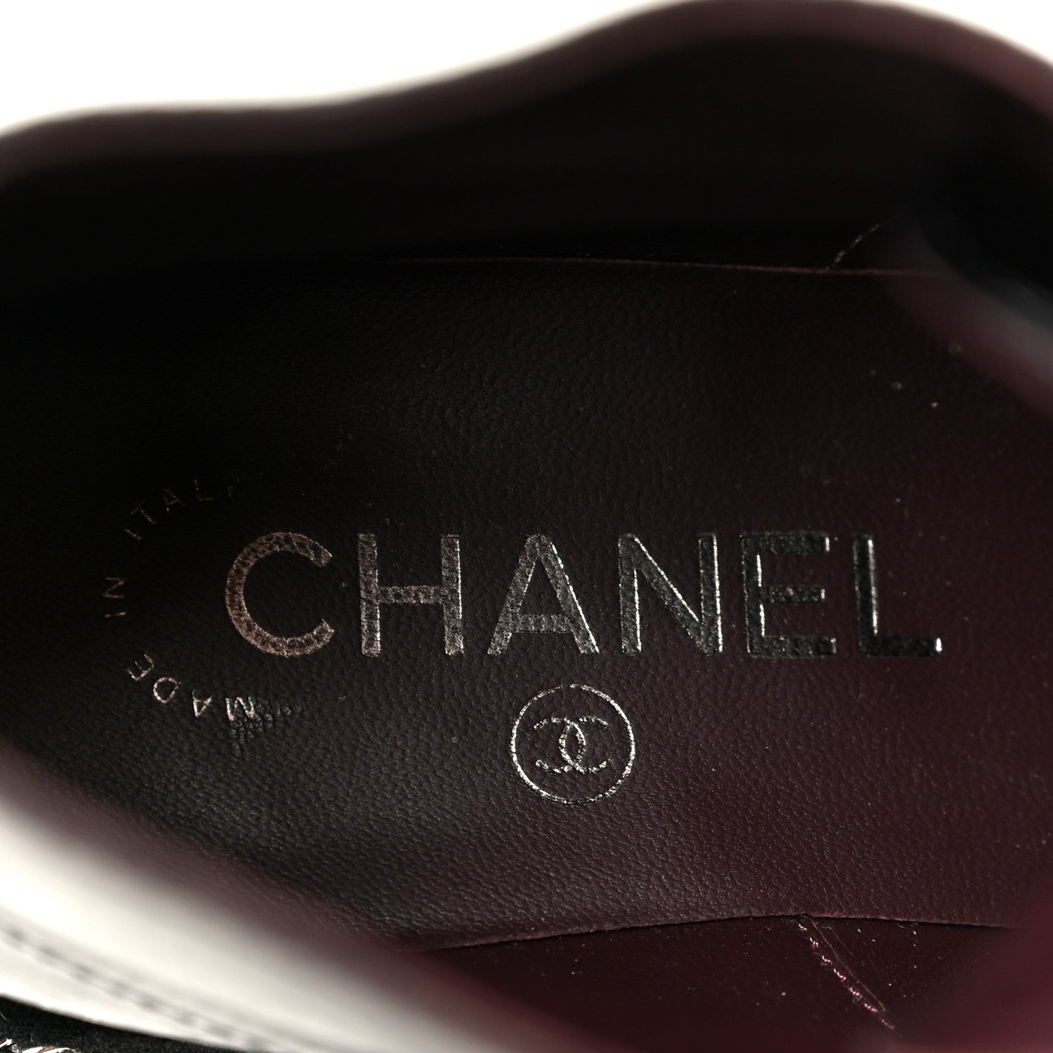 Chanel Crackled Calfskin Velvet Pearl Combat Short Boots 36 Black 9 of 11