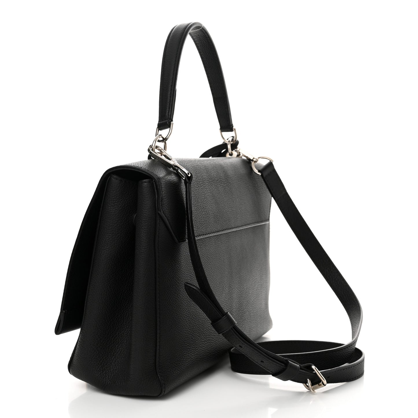Soft Calfskin Lock Me II Black