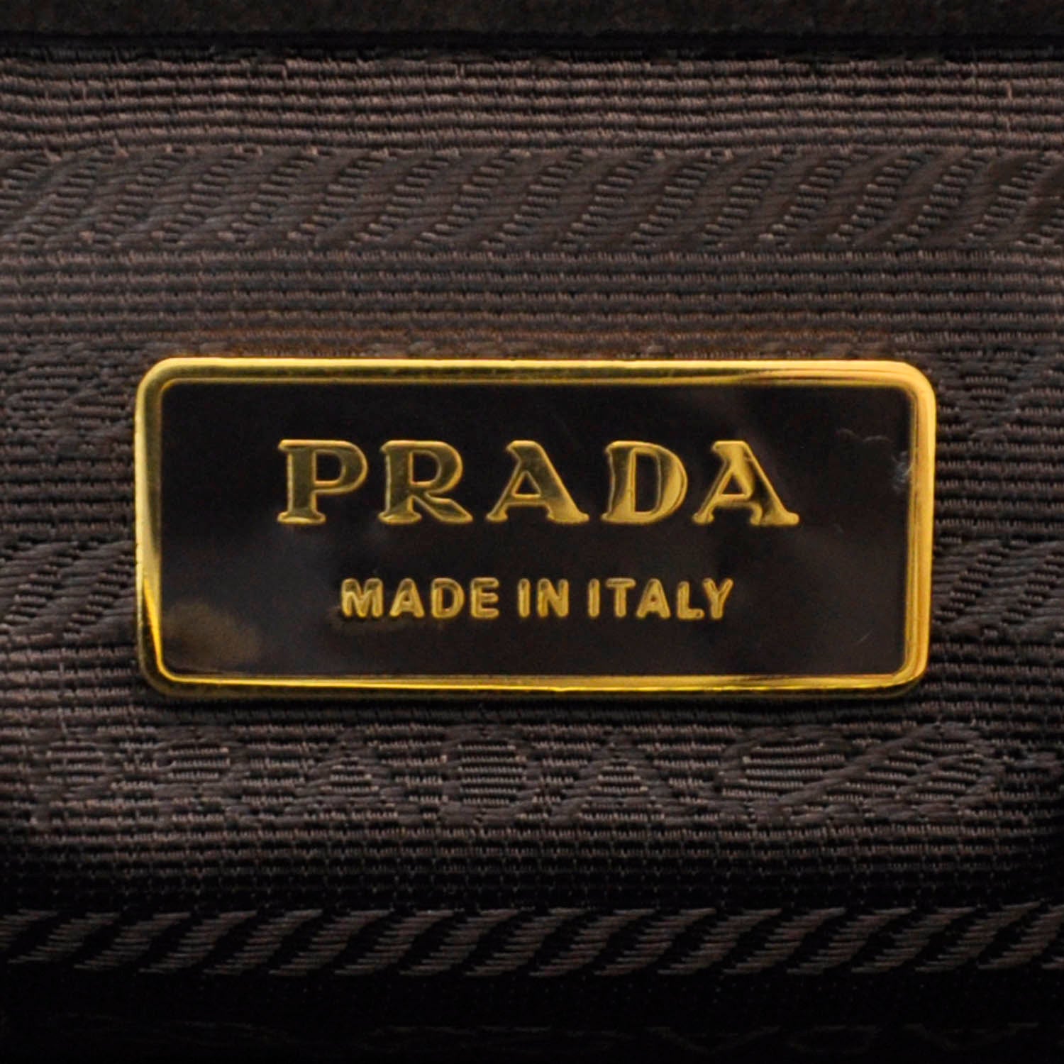 Prada Suede Scamosciato Logo Bag 8 of 11