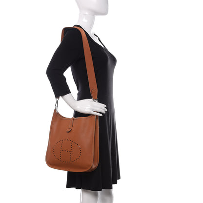 Hermes Epsom Evelyne II PM Gold 2 of 11
