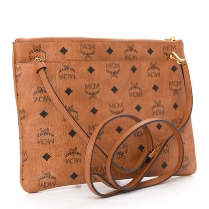 MCM Visetos Original Medium Pouch Cognac 3 of 8