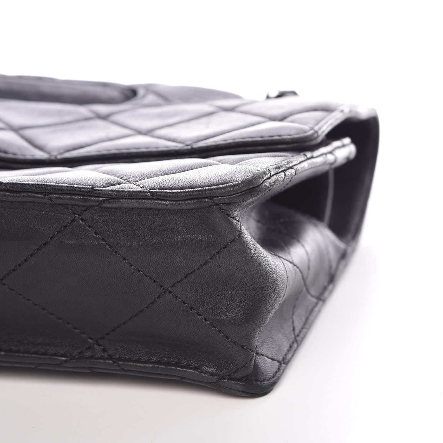 Chanel Washed Lambskin Jumbo Take Away Flap Black 10 of 11