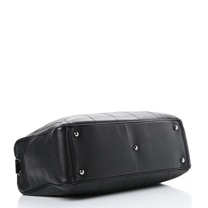 Chanel Caviar Square Stitched Large Tote Black 4 of 13