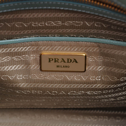 Prada Saffiano Vernice Open Promenade Tote Acquamarina 6 of 8