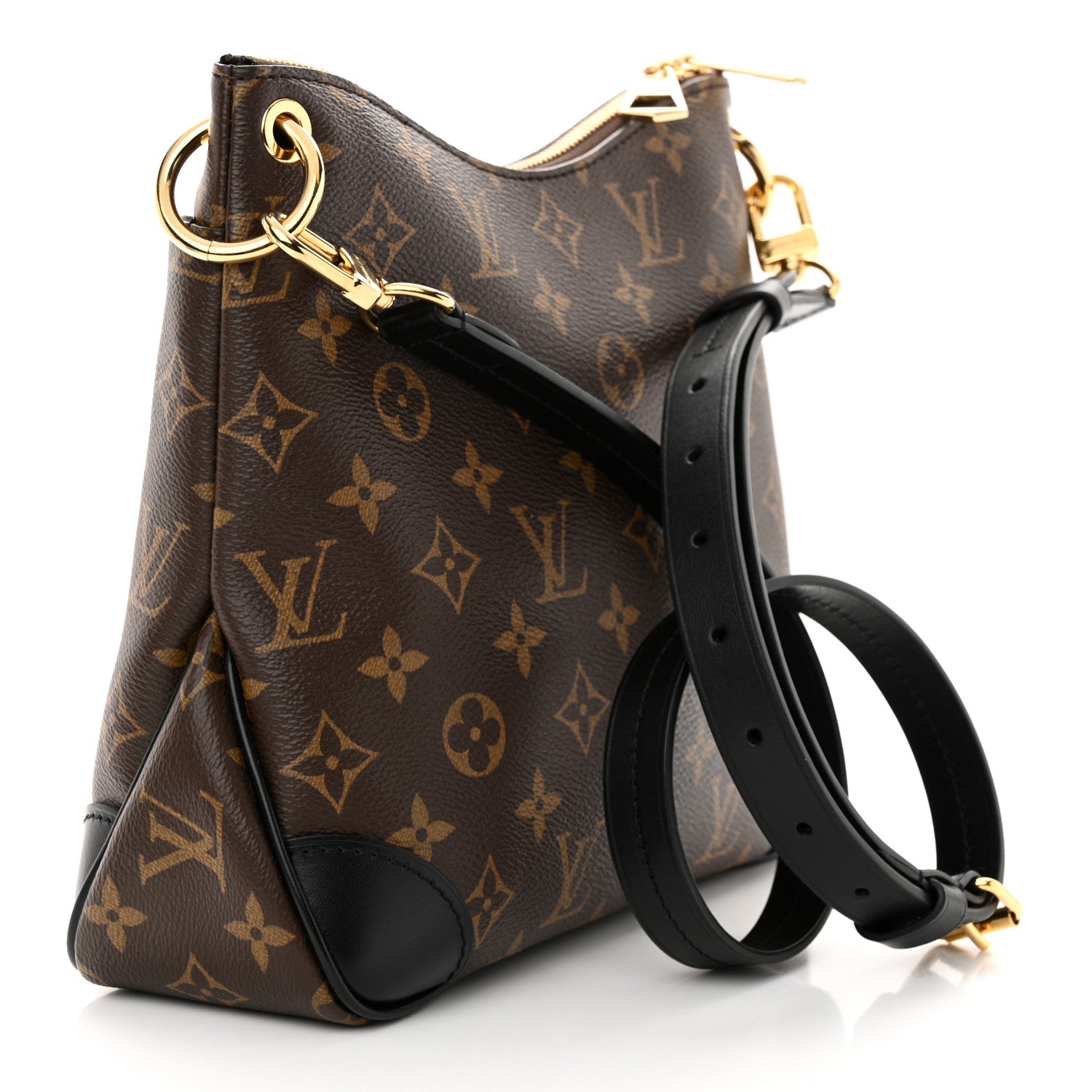Louis Vuitton Monogram Odeon PM Black 3 of 9