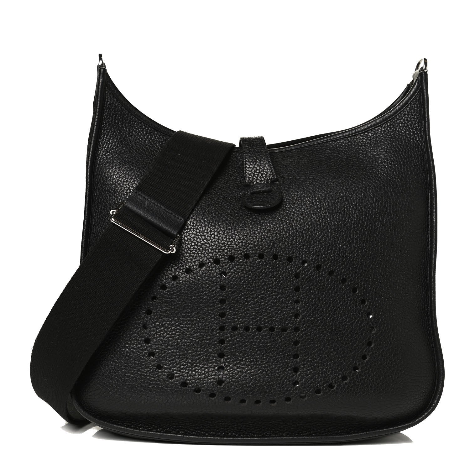 Hermes Taurillon Clemence Evelyne III PM Black 1 of 13