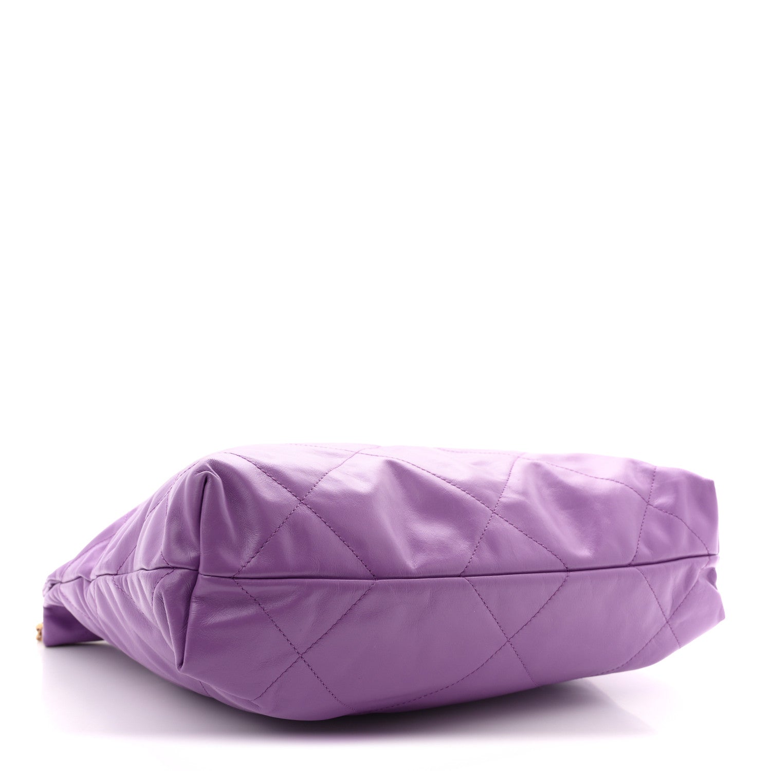 Chanel Shiny Calfskin Quilted Small Chanel 22 Purple 4 of 10