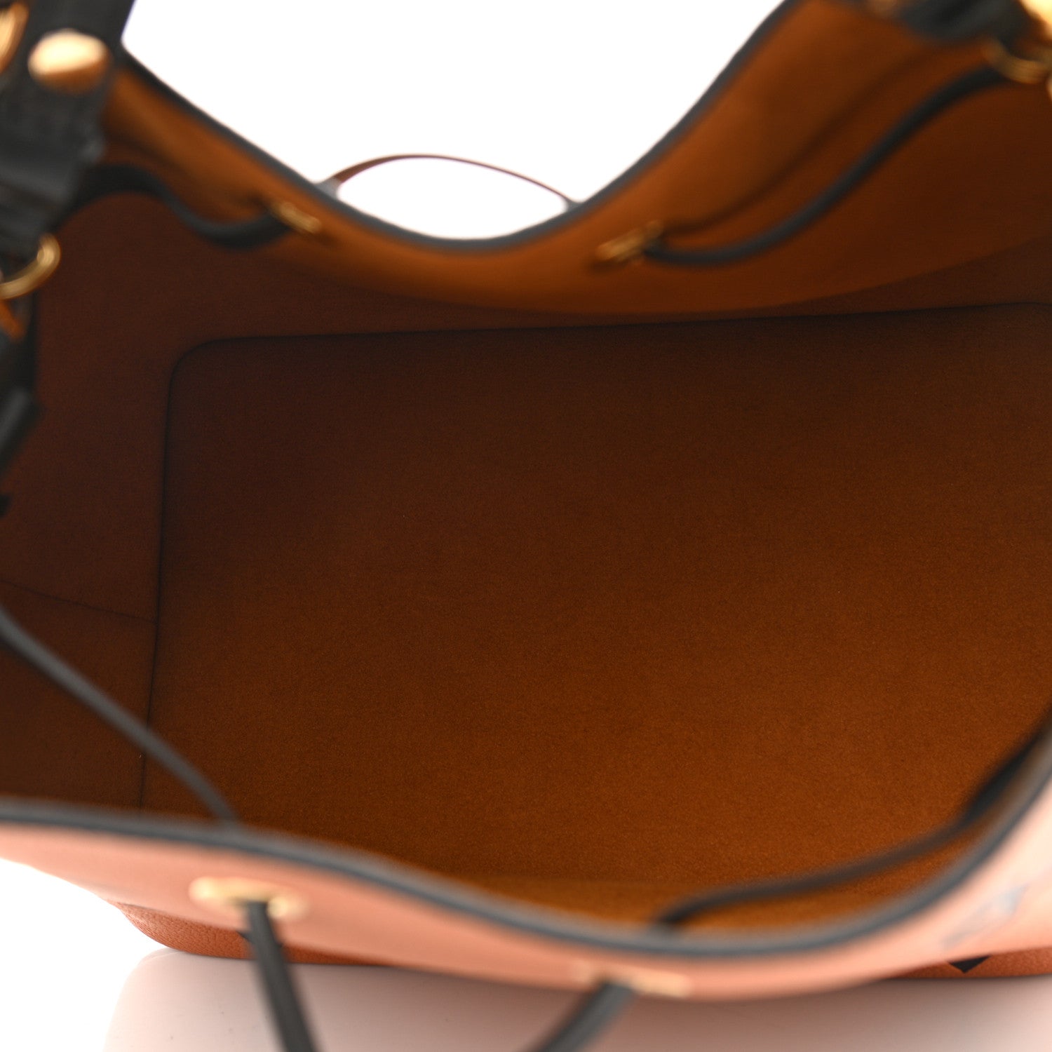 Louis Vuitton Empreinte Monogram Giant Crafty Neonoe MM Caramel Black 7 of 12