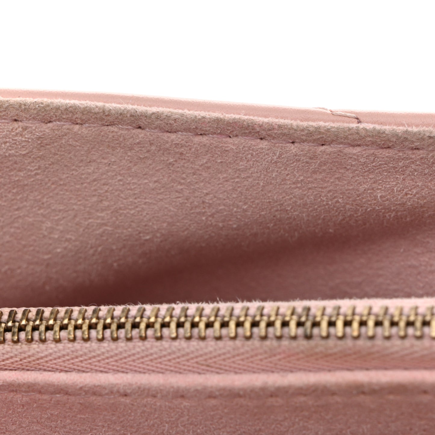 Calfskin New Wave Chain MM NM Rose Ballerine