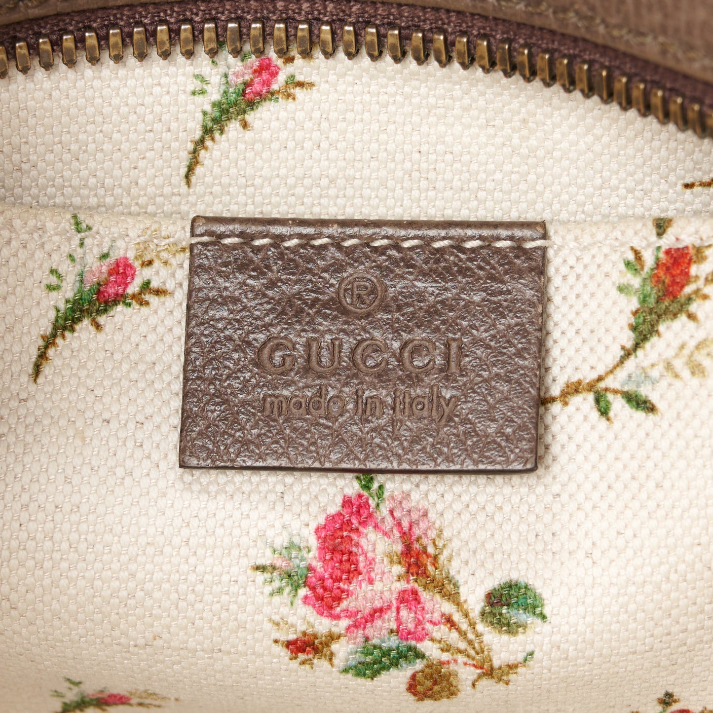 GG Supreme Monogram Web Neo Vintage Shoulder Bag Beige New Acero Crop