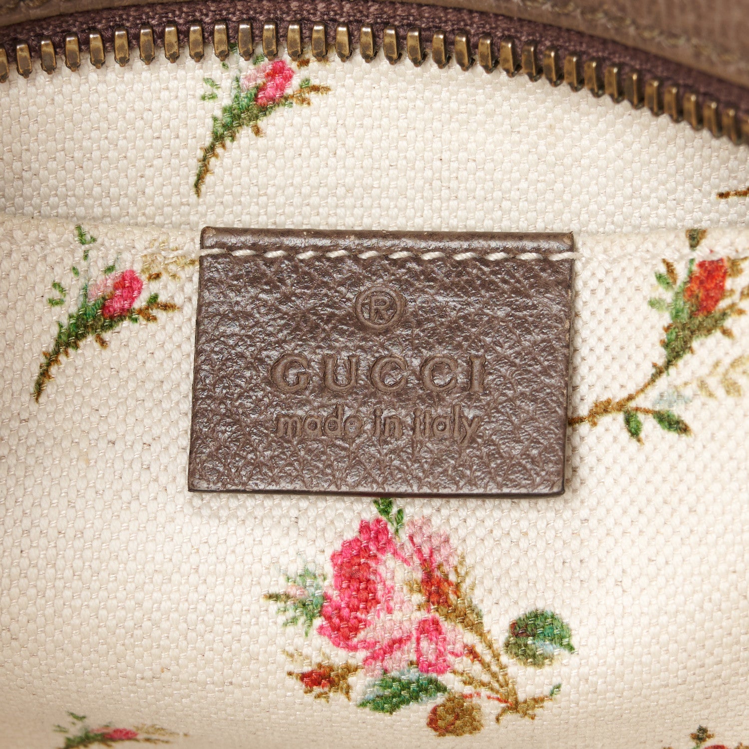 Gucci GG Supreme Monogram Web Neo Vintage Shoulder Bag Beige New Acero Crop 6 of 14