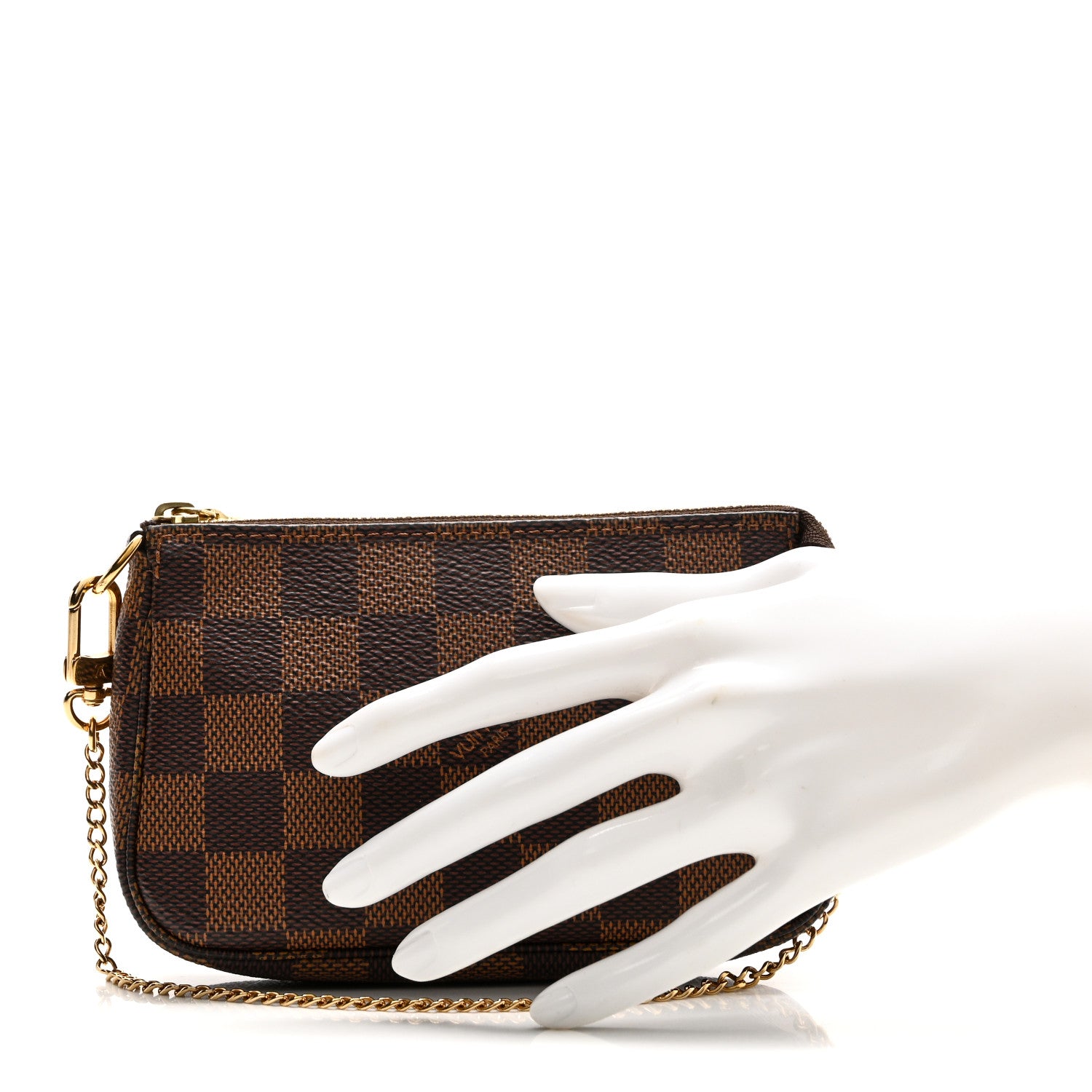 Louis Vuitton Damier Ebene Mini Pochette Accessories 2 of 7