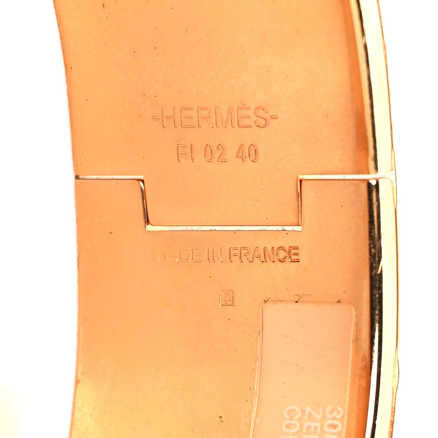 Hermes Enamel Wide Print Zebres De Tanzania Clic Clac H Bracelet PM Color Patch 4 of 4