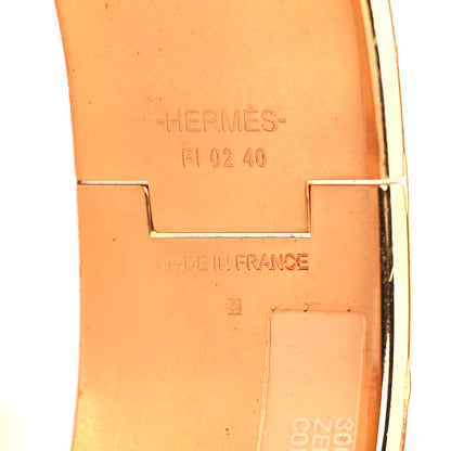 Hermes Enamel Wide Print Zebres De Tanzania Clic Clac H Bracelet PM Color Patch 4 of 4