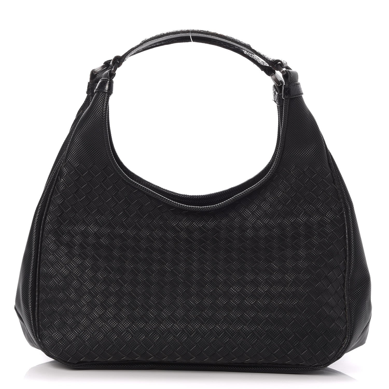 Bottega Veneta Nappa Intrecciato Moondust Medium Campana Nero Black 1 of 7