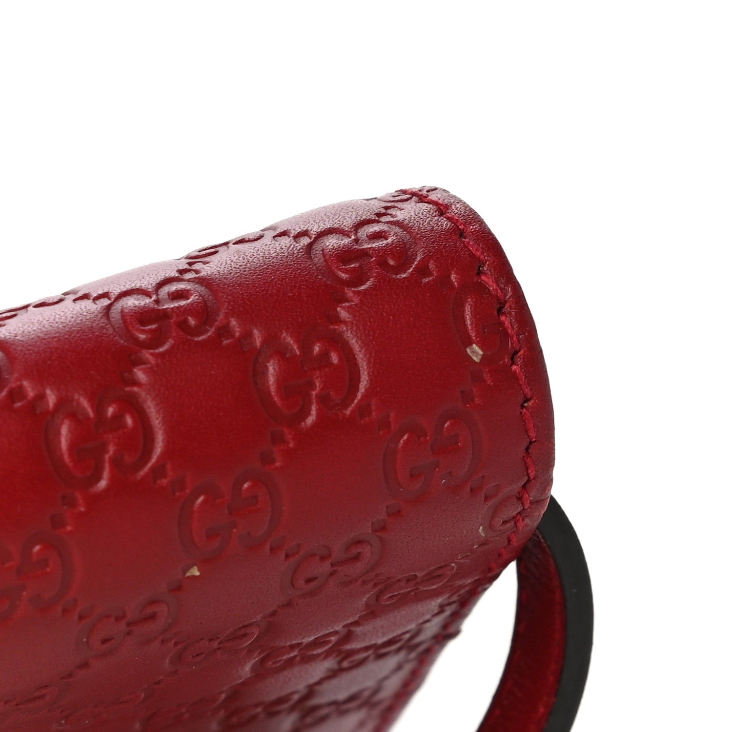 Gucci Microguccissima Crossbody Wallet Red 14 of 16