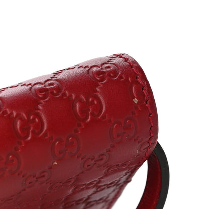 Gucci Microguccissima Crossbody Wallet Red 14 of 16