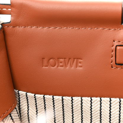 Loewe Canvas Calfskin Cushion Tote Beige 6 of 9
