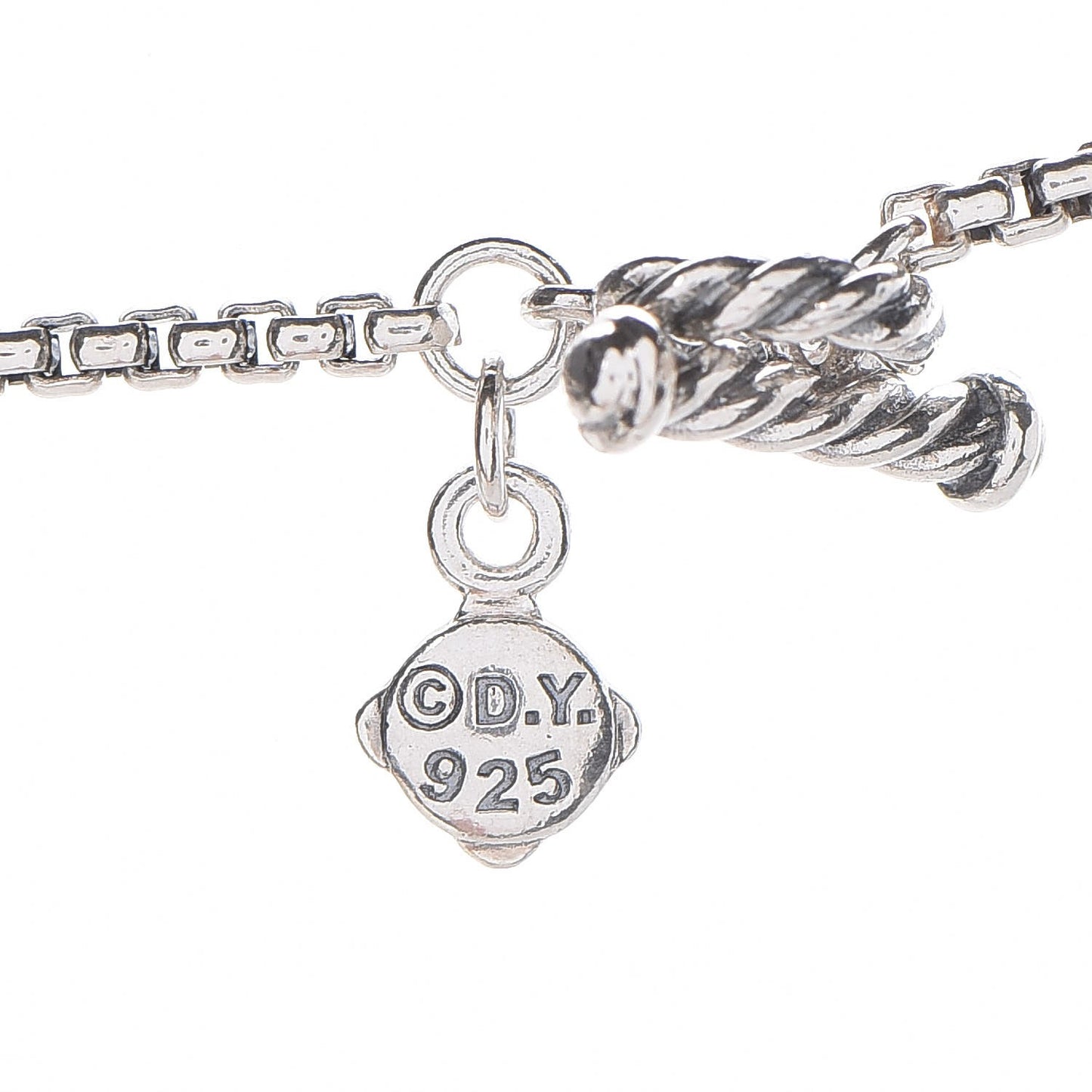 Sterling Silver Pearl Quatrefoil Long Chain Necklace