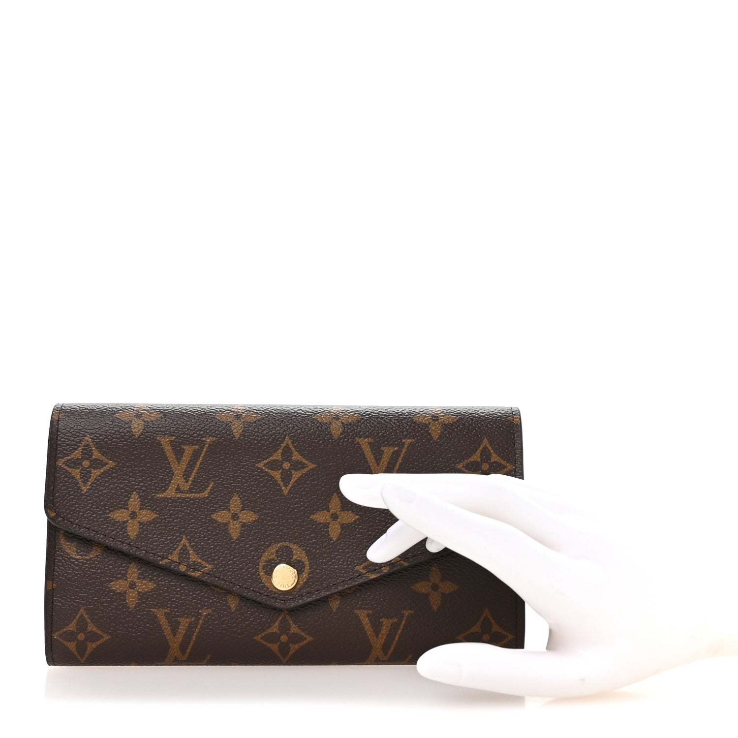 Louis Vuitton Monogram Sarah Wallet NM 3 of 12