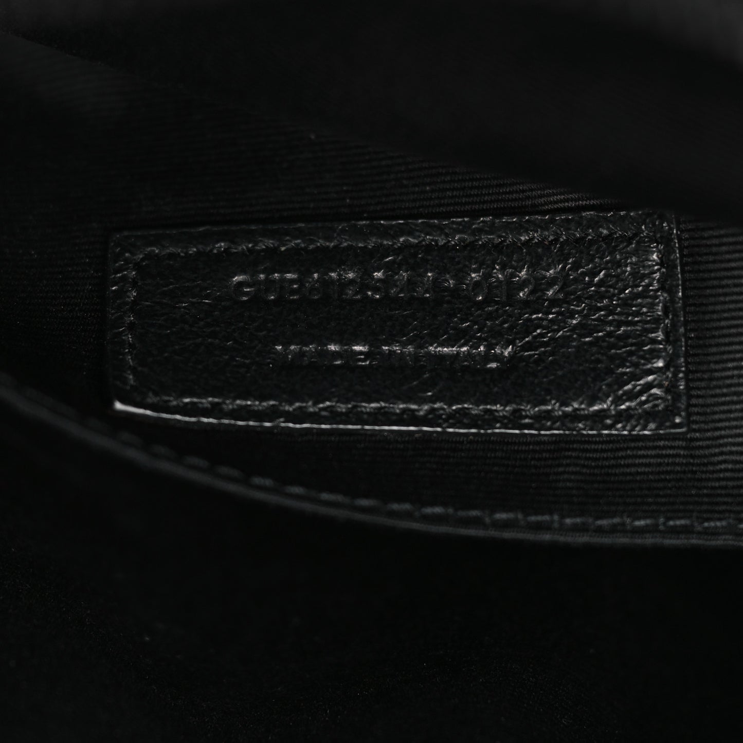 Calfskin Matelasse Monogram Monochrome Lou Camera Bag Black