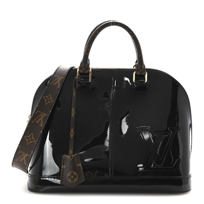 Louis Vuitton Patent Monogram Alma PM Black 1 of 9