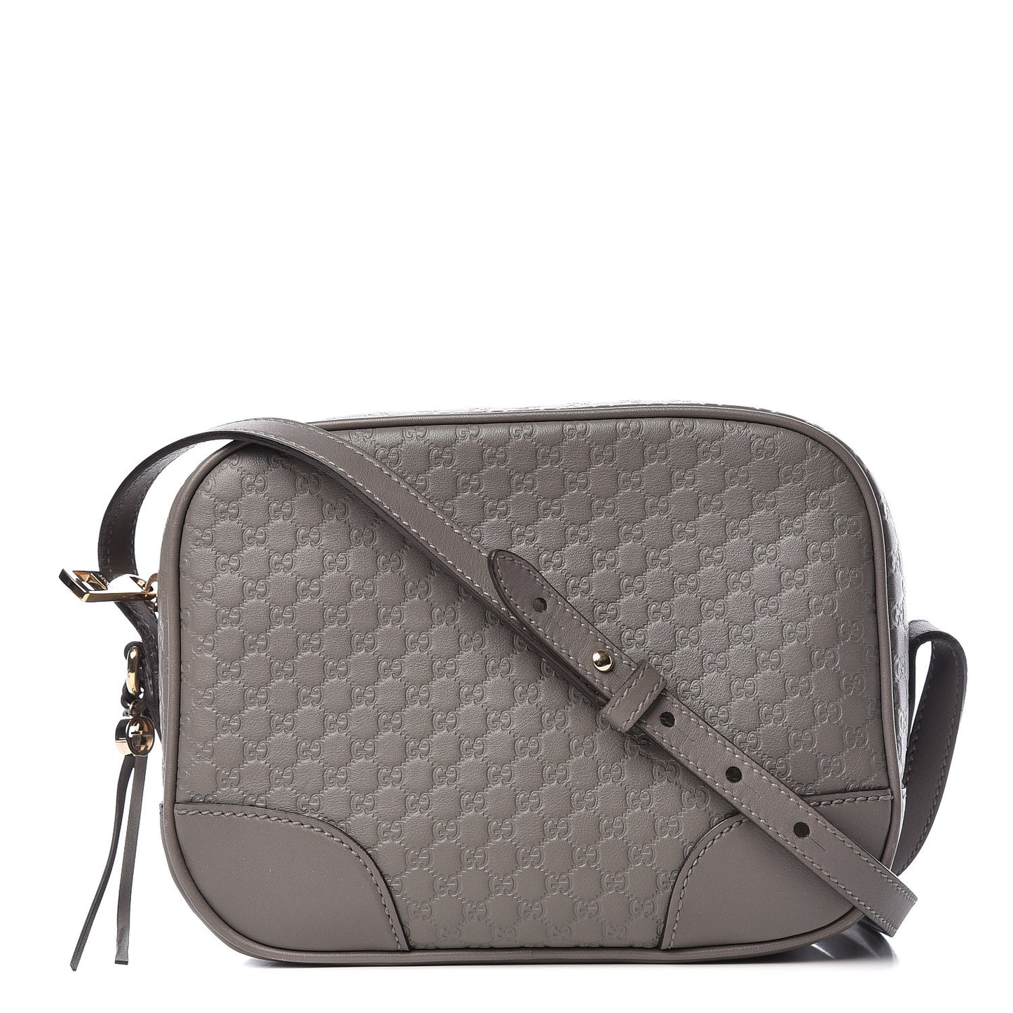Microguccissima Mini Bree Messenger Bag Grey