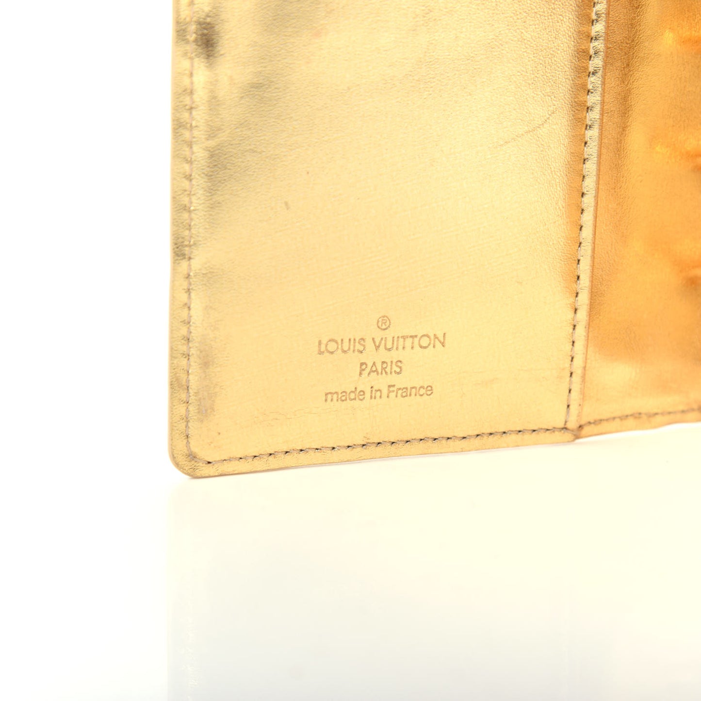 Monogram Miroir Small Ring Agenda Gold